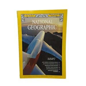 Vintage National Geographic Magazine August 1977 Air Safety West Germany Ice Age